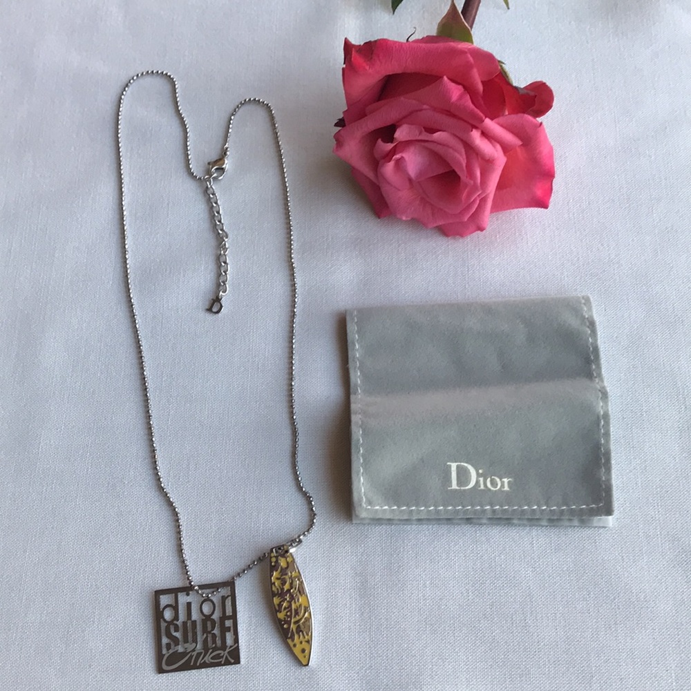 💯Authentic Christian DIOR SURF necklace accessories 💗